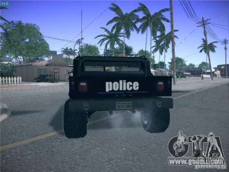 Hummer H1 1986 Police for GTA San Andreas