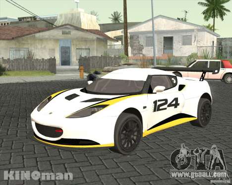 Lotus Evora Type 124 for GTA San Andreas