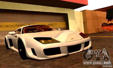 Noble M600 Final for GTA San Andreas
