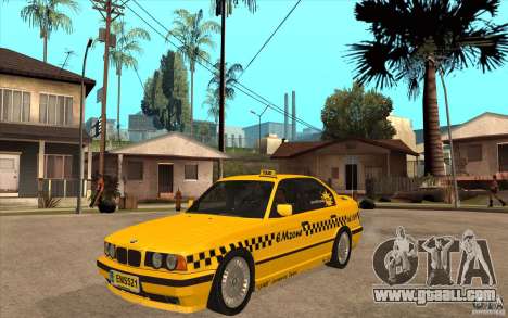 BMW 525tds E34 Taxi for GTA San Andreas