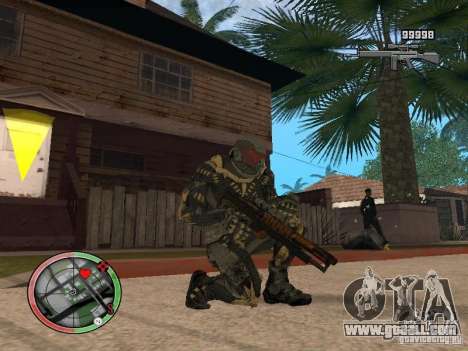 Collection of weapons of Crysis 2 for GTA San Andreas