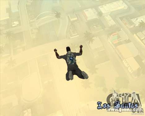 Parachute Rockstar (camouflage) for GTA San Andreas