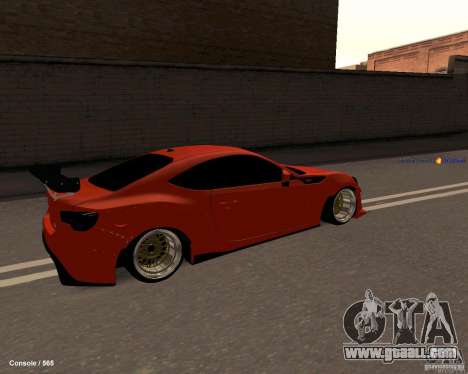 Scion FR13 for GTA San Andreas