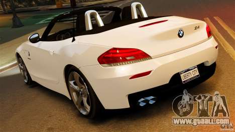 BMW Z4 sDrive 28is 2012 v2.0 for GTA 4