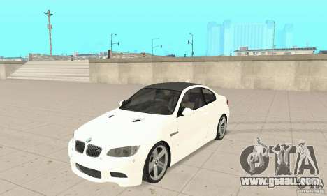 BMW M3 2008 for GTA San Andreas