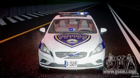 Volvo S60 Macedonian Police [ELS] for GTA 4