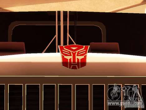 Truck Optimus Prime v2.0 for GTA San Andreas