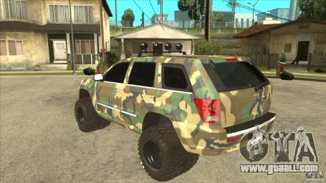 Jeep Grand Cherokee SRT8 Camo for GTA San Andreas