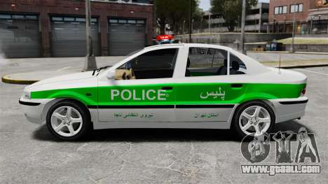 Iran Khodro Samand LX Police for GTA 4