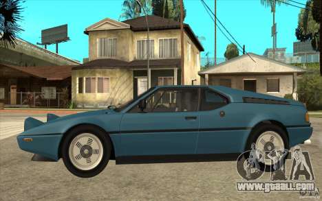 BMW M1 1981 for GTA San Andreas