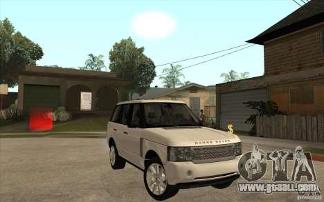 Range Rover Supercharged 2008 for GTA San Andreas
