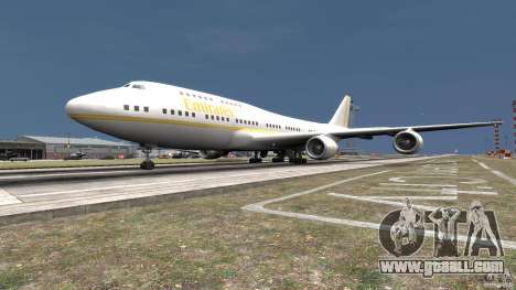 Real Emirates Airplane Skins Gold for GTA 4