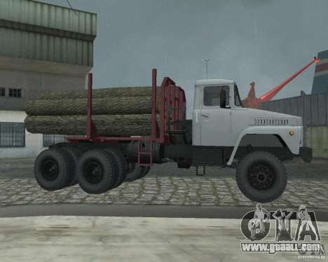 KrAZ-255 timber carrier for GTA San Andreas