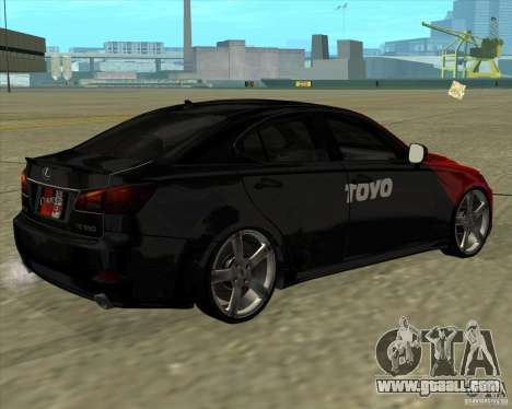 Lexus IS350 from NFS Pro street for GTA San Andreas