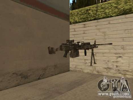 Machine gun MK-48 for GTA San Andreas