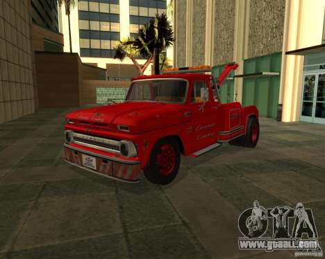 Chevrolet C20 Towtruck 1966 for GTA San Andreas