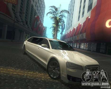 Audi A8 2011 Limo for GTA San Andreas
