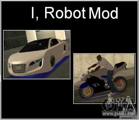 I, ROBOT MOD for GTA San Andreas