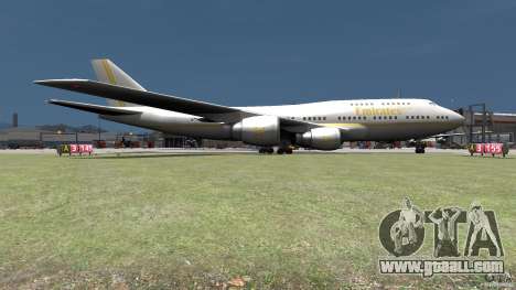 Real Emirates Airplane Skins Gold for GTA 4