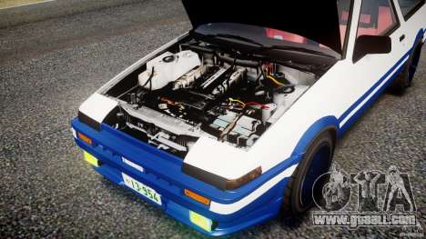 Toyota Trueno AE86 Initial D for GTA 4