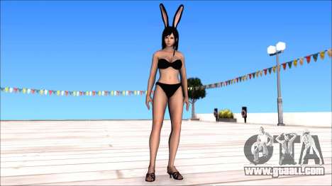 Dead Or Alive 5 Kokoro Black Bunny Outfit for GTA San Andreas