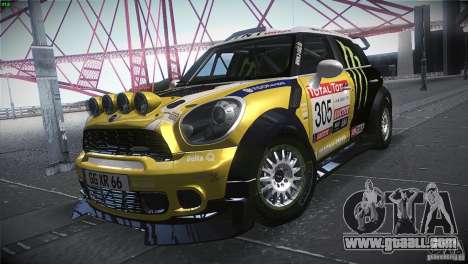 Mini Countryman WRC for GTA San Andreas