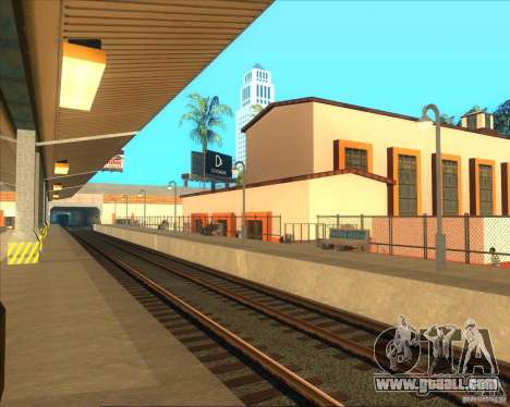 The high platforms at railway stations for GTA San Andreas