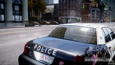 Ford Crown Victoria Massachusetts Police [ELS] for GTA 4