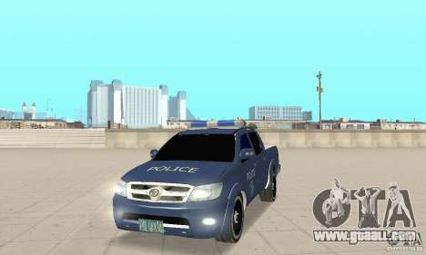 Toyota Hilux Somaliland Police for GTA San Andreas