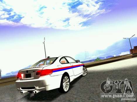 BMW M3 MotoGP SafetyCar for GTA San Andreas