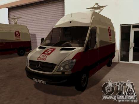 Mercedes-Benz Sprinter 5 Channel for GTA San Andreas