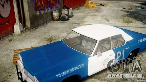 Dodge Monaco 1974 (bluesmobile) for GTA 4