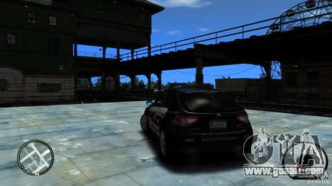 Subaru Impreza WRX STI Police for GTA 4
