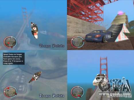 Jump Ramp Stunting for GTA San Andreas
