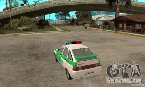 VAZ-2112 YPX Police for GTA San Andreas