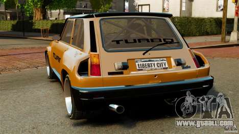 Renault 5 Turbo for GTA 4