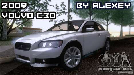 Volvo C30 for GTA San Andreas