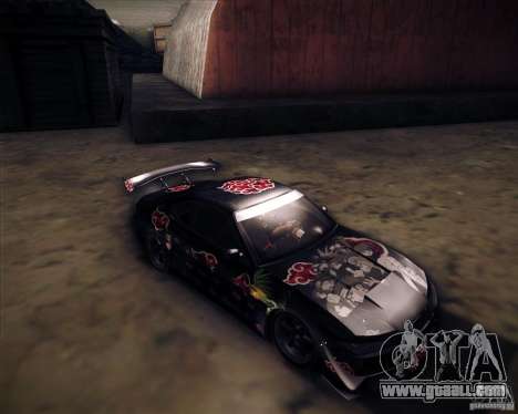 Nissan Silvia S15 with AKATSUKI paintjob for GTA San Andreas