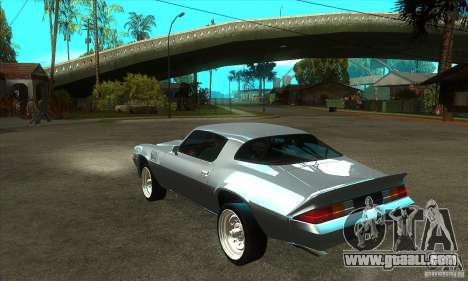 Chevrolet Camaro Z28 1979 for GTA San Andreas