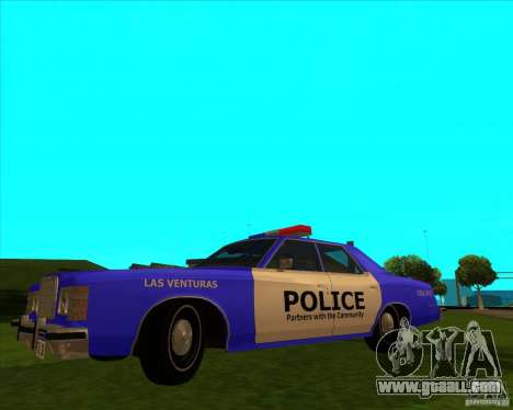 Ford Custom 500 4 door police 1975 for GTA San Andreas