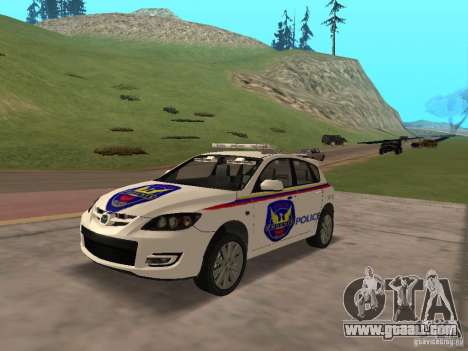 Mazda 3 Police for GTA San Andreas