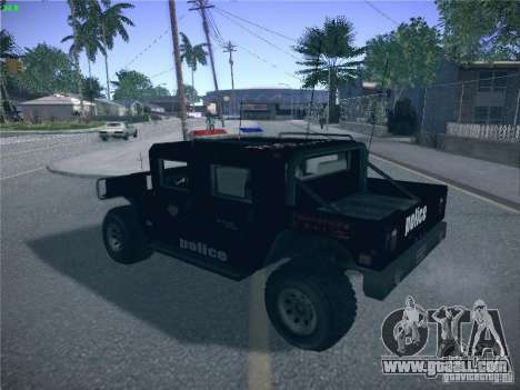 Hummer H1 1986 Police for GTA San Andreas