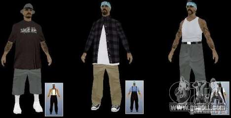 New skins The Rifa gang for GTA San Andreas
