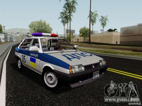 VAZ 21099, police for GTA San Andreas
