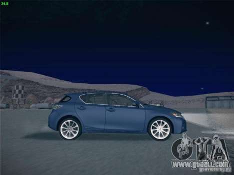 Lexus CT200H 2012 for GTA San Andreas