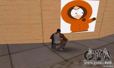 South Park Grafitti Mod for GTA San Andreas
