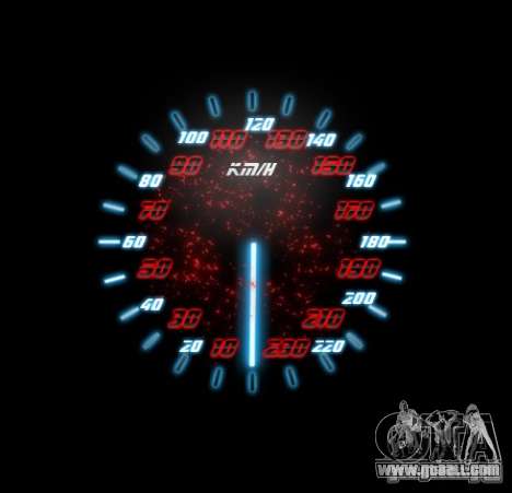 Neon Style Speedometr for GTA San Andreas