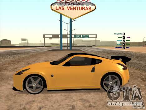 Nissan 370Z for GTA San Andreas