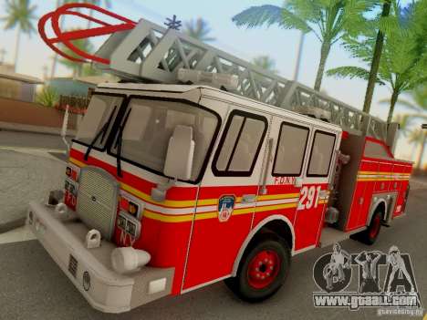 E-One FDNY Ladder 291 for GTA San Andreas