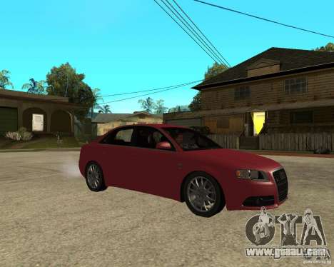 Audi S4 tunable for GTA San Andreas